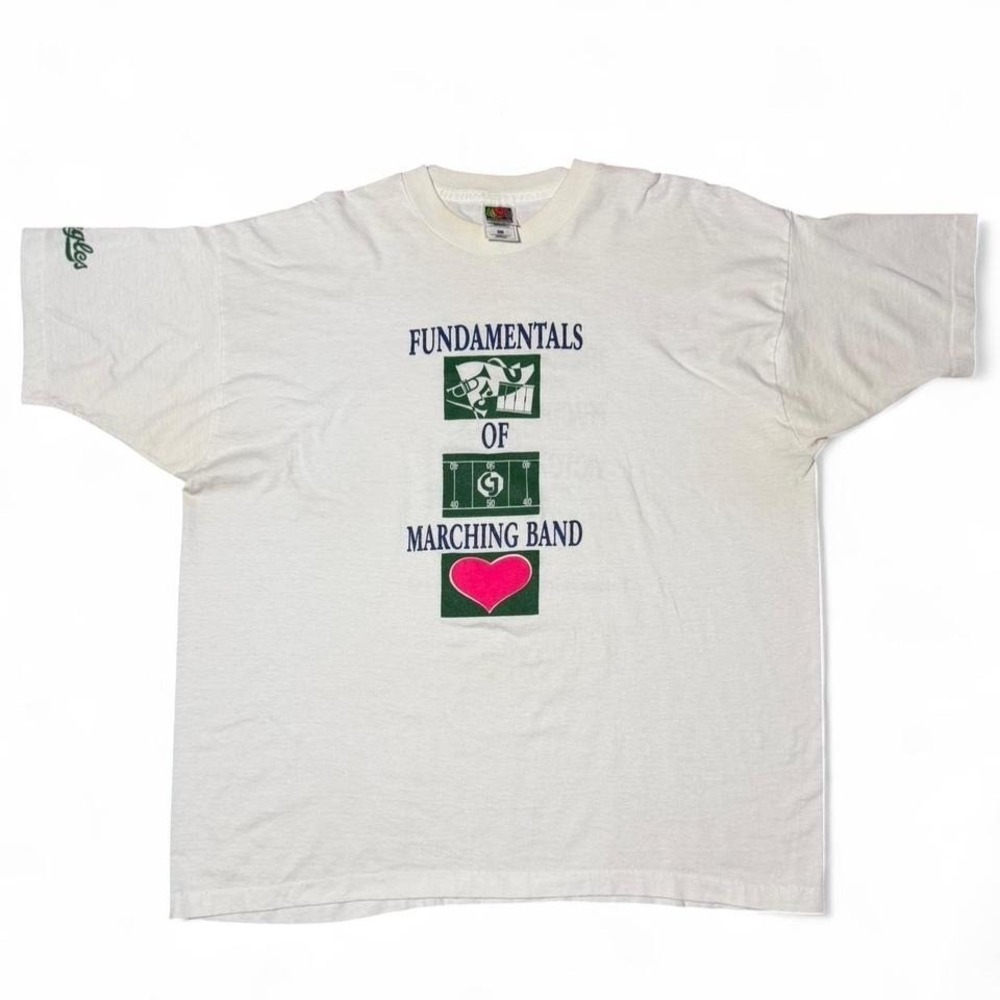 Vintage 90s Marching Band Religious Catholic School God Bible Jesus T-shirt